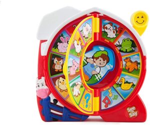 Farm animal hot sale wheel toy